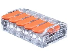 Hismart Elektrinis Jungiklis - Sujungimo Jungiklis 5x 0.5-6.0mm² 40A 450V 20vnt