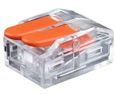 Hismart Elektrinis Jungtis - Sujungimo Jungtis 2x 0.5-6.0mm² 41A 450V 20vnt