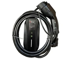 Hismart Elektromobilio nešiojamas įkroviklis Type 1 - Schuko (220V), 6-16A, 3.5kW, 1-fazė, 5m