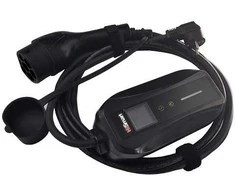 Hismart Elektromobilio nešiojamas įkroviklis GB/T - Schuko (220V), 6-16A, 3.5kW, 1-fazė, 5m