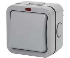 Hismart Elektros Jungiklis - Atsparus Orui 1 Gang IP66 250V 16A