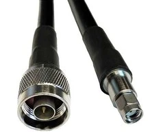 Hismart Kabelis LMR-400, 3m ilgio, N-male į RP-SMA-male
