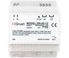 Hismart Maitinimo Šaltinis 12v, 4.5a, 60w, Din
