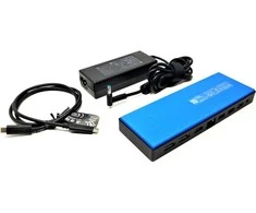 HP Elite USB-C Dock G4| 1 × USB 3.0|1 × USB-C| 3,5 mm Audio Jack|1 × Gigabit Ethernet|1 × HDMI 2.0|1 × DisplayPort|2 × Powered USB 3.0|1 × USB 2.0| Atnaujintas/Renew