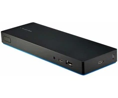 HP Elite USB-C Dock G4| 1 × USB 3.0|1 × USB-C| 3,5 mm Audio Jack|1 × Gigabit Ethernet|1 × HDMI 2.0|1 × DisplayPort|2 × Powered USB 3.0|1 × USB 2.0| Atnaujintas/Renew