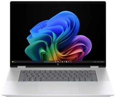 HP OmniBook X Flip 16-BE0003 AMD Ryzen™ 5 220 512GB SSD 8GB 16" (1920x1200) TOUCHSCREEN WIN11 METEOR Sidabrinis Backlit Keyboard (Atnaujinta)