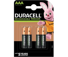 Įkraunamos baterijos – Duracell R03, 900 mAh, 1,2 V, AAA, 4 vnt.