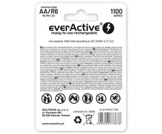 Įkraunamos baterijos - everActive Ni-MH R6 AA 1100 mAh Infinity Line - 4 vnt.