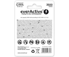 Įkraunamos Baterijos - everActive R14/C Ni-MH 3500 mAh 2 vnt.