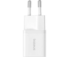 Baseus P10110909213-00 USB-C GaN5 mini 25W tinklo įkroviklis Baltas