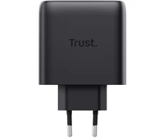 Įkroviklis - Trust Maxo 65W Universalus AC greitas įkroviklis 3x USB-C 1x USB-A Juodas