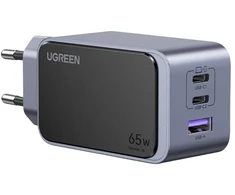 Įkroviklis - UGREEN 65W USB-C Dviejų Prievadų Greito Įkrovimo Adapteris