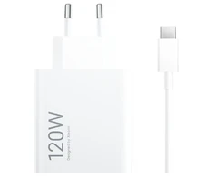 Įkroviklis - Xiaomi Hypercharge Combo 120W USB 2.0 AC Vidaus Įkroviklis Baltas