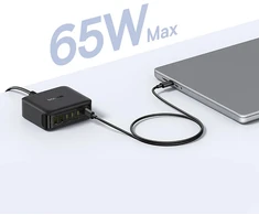 Įkrovimo Stotelė - Baseus EnerFill FH21 120 W GaN 4xUSB-C 2xUSB-A
