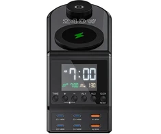 Įkrovimo Žadintuvas - Blitzwolf BW-FW10 240W, 6 USB prievadai, LED Ekranas