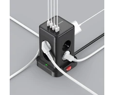 Ilgintuvas - Morre M413, 8 Kintamosios Srovės Lizdai, 2 USB-C, 2 USB-A, 2 m
