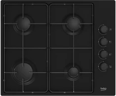 Įmontuojama Viryklė - Beko HIBG64120SB 60 Cm Dujinė, Juoda