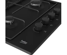 Įmontuojama Viryklė - Beko HIBG64120SB 60 Cm Dujinė, Juoda