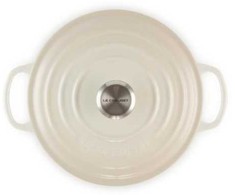 Le Creuset Signature Roaster apvalus 20 cm meringue (21177207164430)