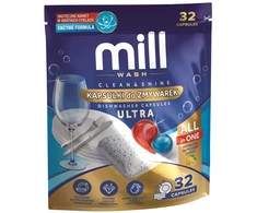 Madonis MILL CLEAN&amp;SHINE Ultra Indaplovė Capsules, 32 capsules, 3K.D