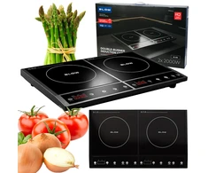 Indukcinė kaitlentė - BLOW Dviejų Degiklių 2000W + 2000W Reguliuojama Plokštė