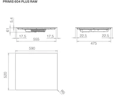 Elica PRIMIS 604 PLUS RAW