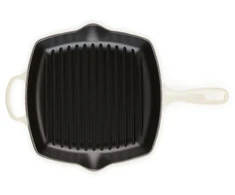 Indukcinė keptuvė - Le Creuset Signature Square Grilis Pan 26cm Non-Stick Smėlio