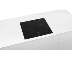Bosch Serie 2 PUG61RAA5E hob Juodas Built-in 60 cm Zone induction hob 4 zone(s)