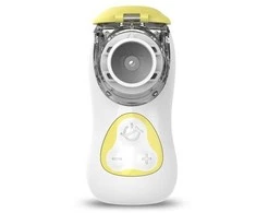 Inhaliatorius - FEELLIFE Air Kids Nešiojamas Tinklinis Inhaliatorius Vaikams 2 Režimai 5 Greičiai 30 dB Geltonas