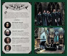 Insight Editions Nešiojamas Užrašų Knygelė - Harry Potter Slytherin Kietu Viršeliu 192 Puslapiai su Žymekliu ir Kišene