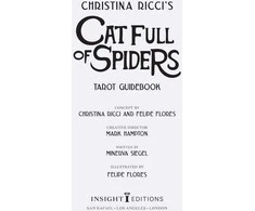 Insight Editions Tarot Kortų Rinkinys - Christina Ricci Katė Pilna Vorų 78 Kortos 128 Puslapių Gidas