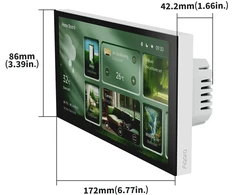 Išmaniųjų namų valdymo skydelis - Aqara Panel Hub S1 Plus EU 6,9 colio Zigbee 3.0 Matter tiltas