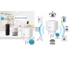 Išmanusis Kištukas - TUYA Wi-Fi Lizdas 16A 220-240V Energijos Stebėjimas