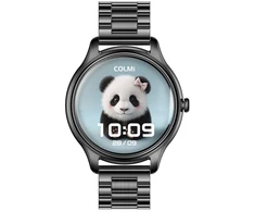 Išmanusis laikrodis COLMI L28 Smart Watch (juodas + juodas steel strap)