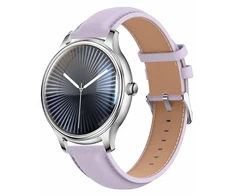Išmanusis laikrodis COLMI L28 Smart Watch (sidabrinis-violetinė + violetinė leather strap)