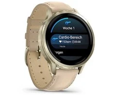 Išmanusis laikrodis - Garmin Venu 4 1.2" AMOLED GPS 390x390 Auksinis