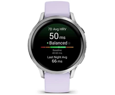 Išmanusis laikrodis - Garmin Venu 4 1.2" AMOLED GPS Sidabrinis