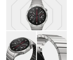 Išmanusis laikrodis Huawei Watch GT4 Elite Edition(46 mm), Nerūdijančio plieno korpusas ir dirželis