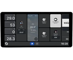 Išmanusis laikrodis Išmanusis namų valdymo pultas - Shelly Wall Ekranas X2i 6.95" Wi-Fi 6 Bluetooth 5.0 Juodas