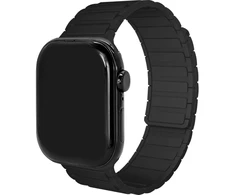 Mobilize silikoninė magnetinė laikrodžio apyrankė Apple 42/44/45/49 mm laikrodžiams - Juodas