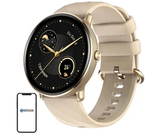 Išmanusis laikrodis - Zeblaze GTR 3 Pro 1.43" AMOLED, 100+ sporto režimų, auksinis