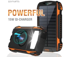 Išorinė baterija - 4smarts TitanPack UltiMag 20 000 mAh juoda balta