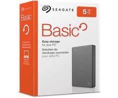 Išorinis Kietasis Diskas - Seagate Basic 5TB 2.5" USB 3.2 Gen 1 Sidabrinis