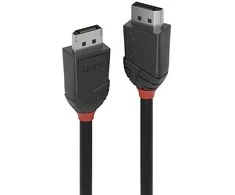 Kabelis - LINDY 3m DisplayPort 2.1 54Gbps 16K 60Hz Juodas