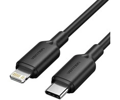 Vention USB-C to Lightning Cable 3A 480Mbps 1m Juodas