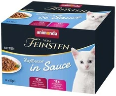 Kačių Maistas - Animonda Vom Feinsten Kitten Drėgnas Maistas 24x85g
