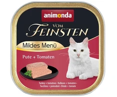 Animoda ANIMONDA Vom Feinsten Adult Mildes Menü kalakutiena with tomatoes – šlapias kačių maistas – 100g