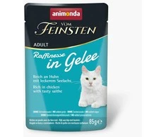 Animoda ANIMONDA Vom Feinsten Adult Raffinesse želė turtinga vištiena su Juodas Pollock - šlapias maistas katėms - 85g