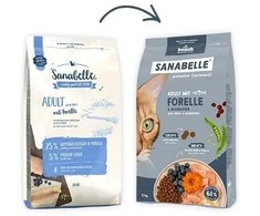 Kačių Maistas - BOSCH Sanabelle Life Suaugusiųjų Upėtakis su Mėlynėmis 8kg 31% Baltymų