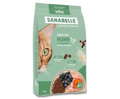 Kačių Maistas - BOSCH Sanabelle Sensitive vištiena Sausas 2kg